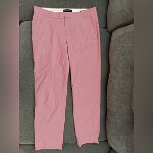 Banana Republic Men's Pink Checkered Chinos
